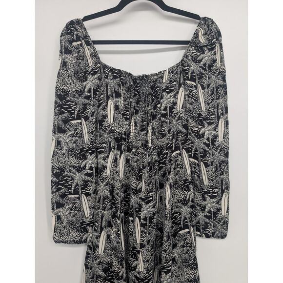 NWT Reformation Sigmund Tropical Printed Crepe Midi Dress Size 0 Lanai #2J456 - Picture 8 of 11